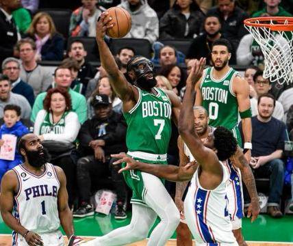 PG-45分哈登G2变铁登 凯尔特人强势反弹斩获34分大胜